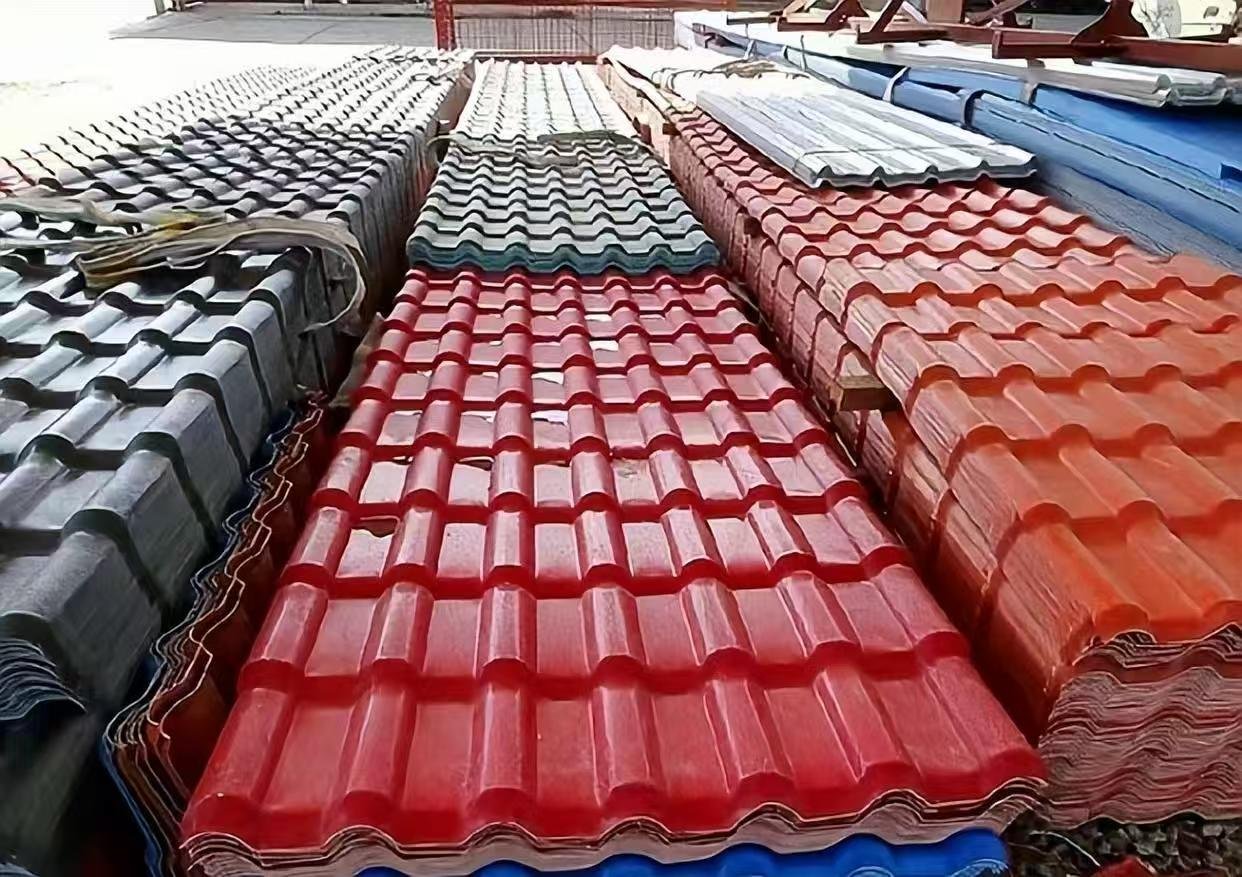 🌧️ Tired of roof water logging under heavy rain? Upgrade to our 32mm High-Wave Resin Roof Tiles for instant, high-speed drainage!